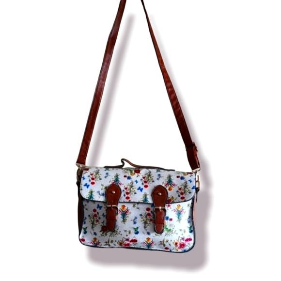 Floral print handbag - Picture 1 of 3